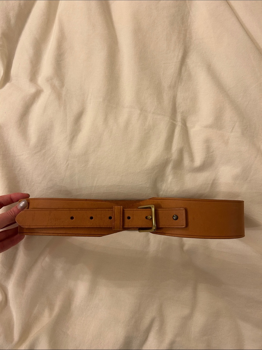 J Crew Tan Leather Belt